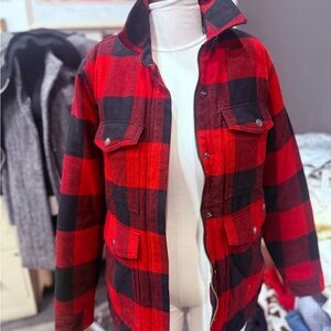 Dickies Red and Black Plaid Jacket